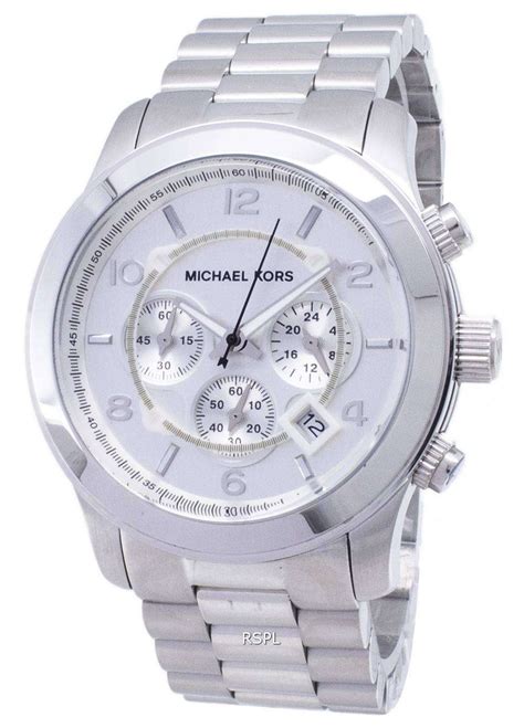 vintage michael kors mens watch silver|michael kors mk8086.